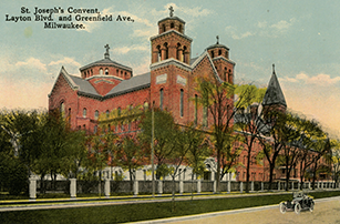 St. Joseph Convent Milwaukee Postcard
