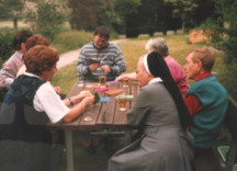 Sister Irmgardis Krauss works in pastoral care