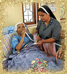 Sister with elderly patient