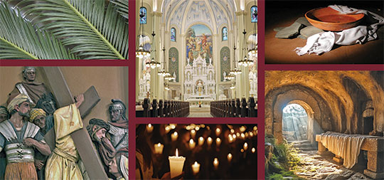 Holy Week image collage